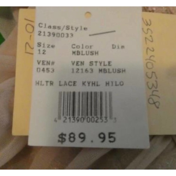 Morgan & Co Women's Tan Dress Sz 12 NWT - Picture 5 of 5